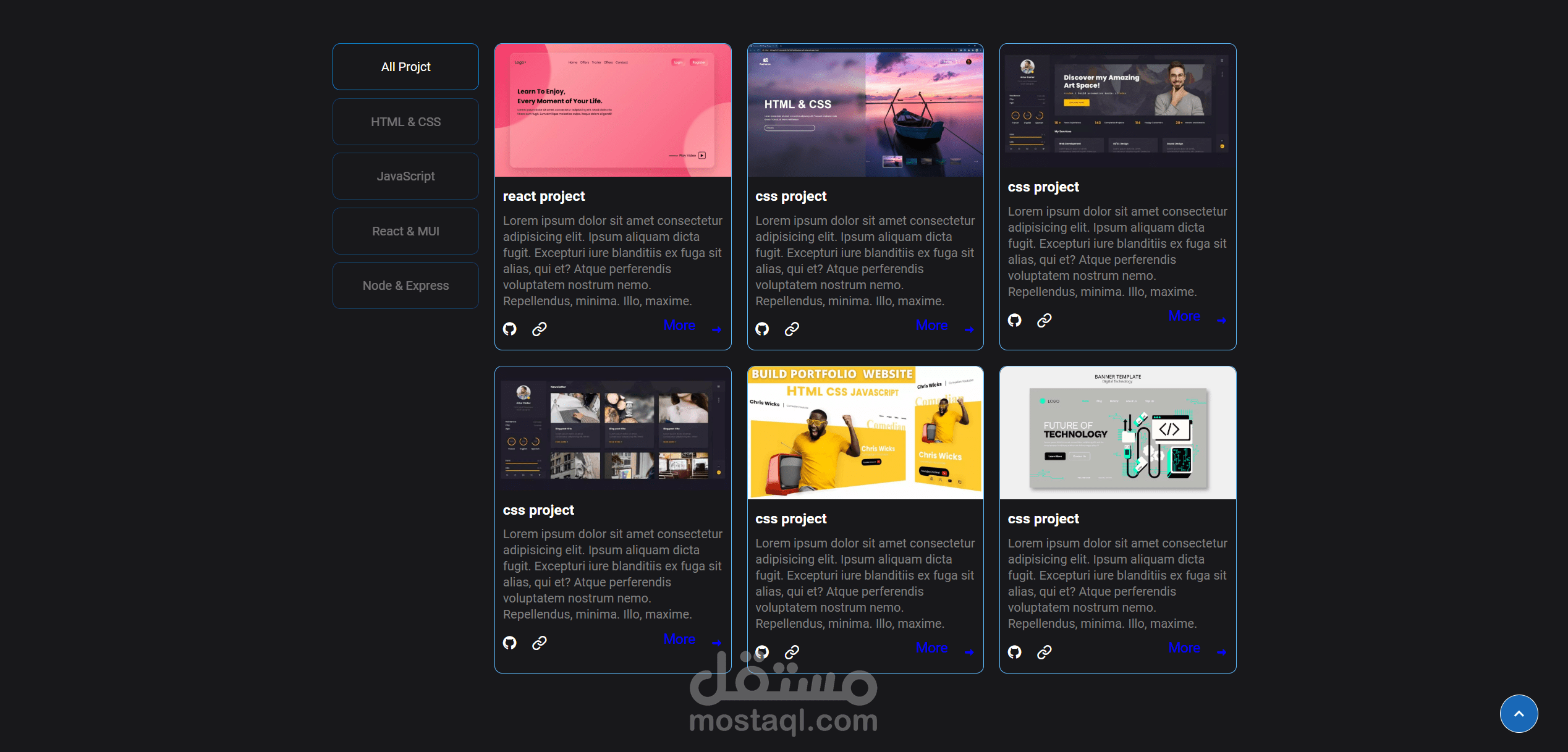 بورتفوليو احترافي