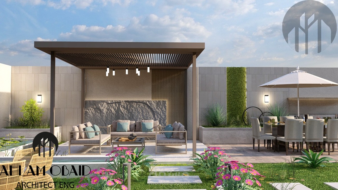 تصميم شاليه في السعودية (مودرن)