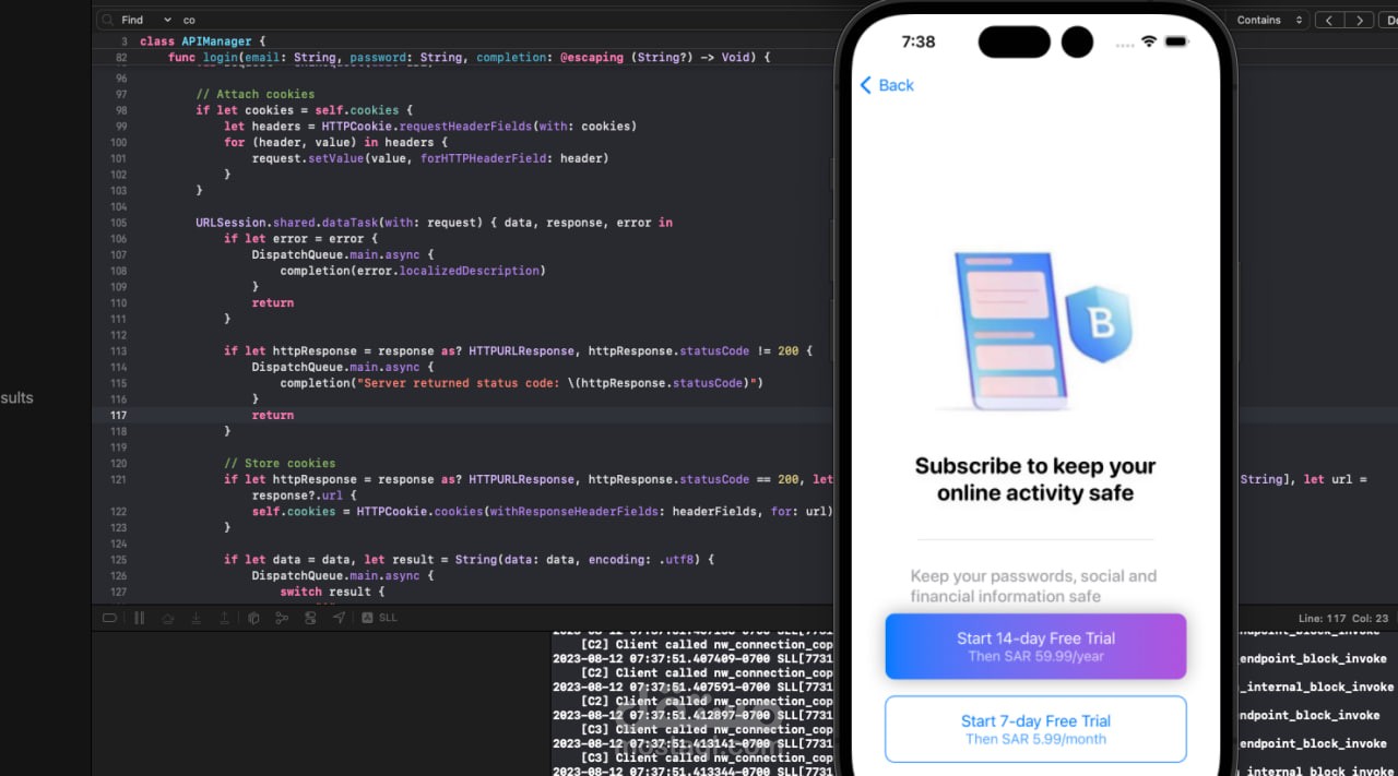 تطبيق iOS