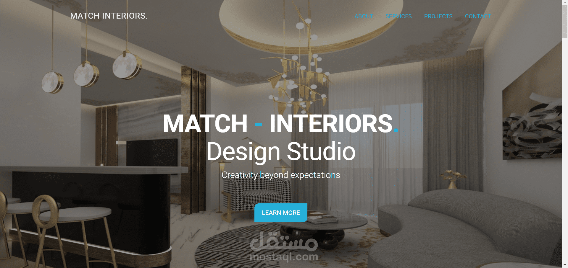 معرض اعمال لشركة ديكور MATCH - INTERIORS