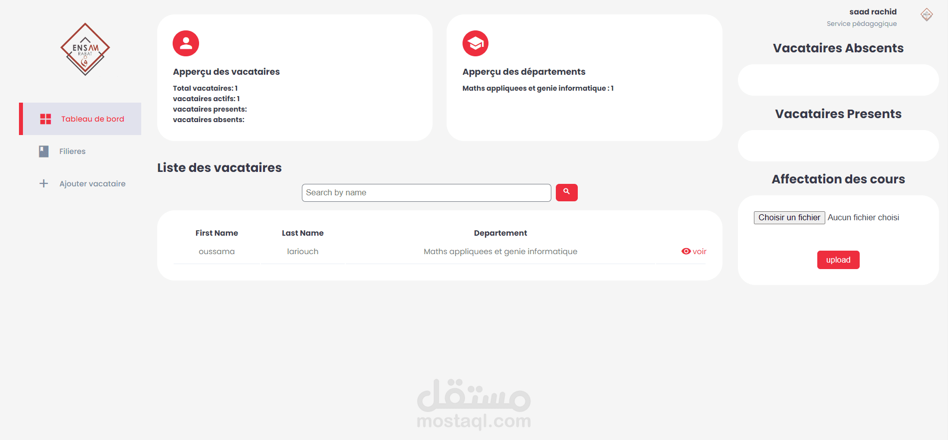professor management system