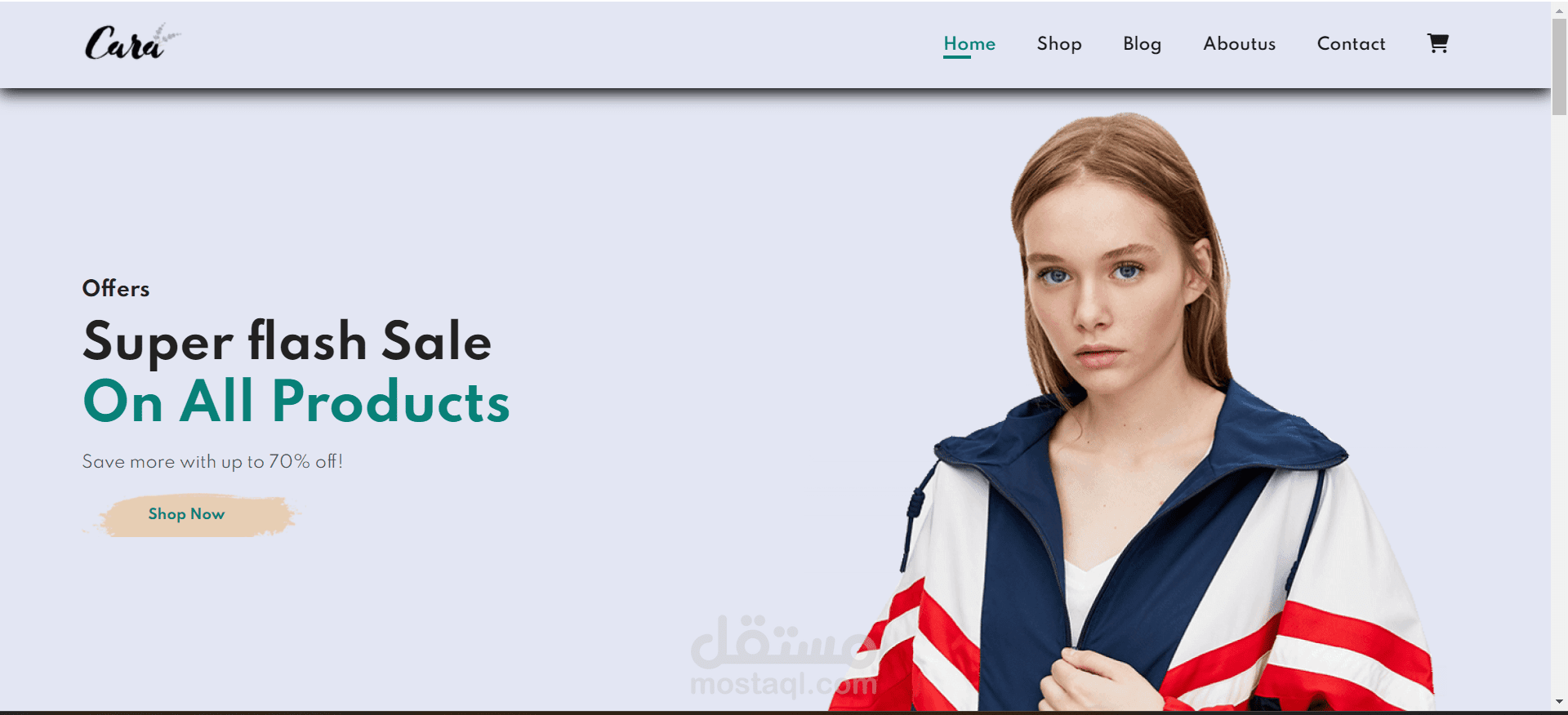 E-commerce website design