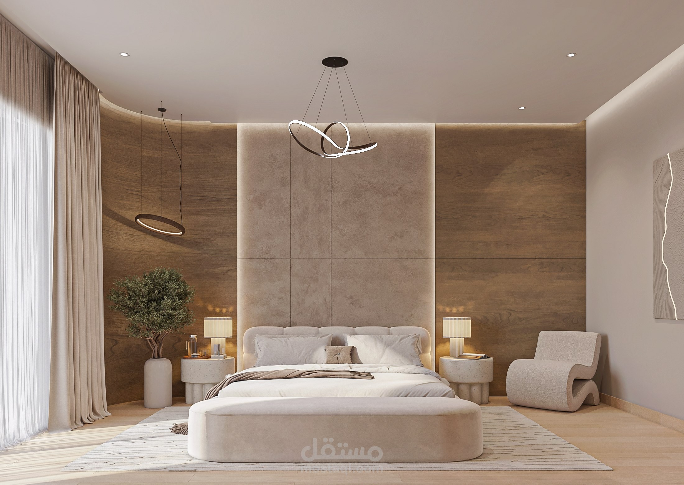 Modern bedroom’