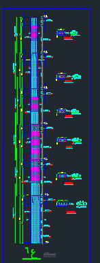 Shop drawing for columns