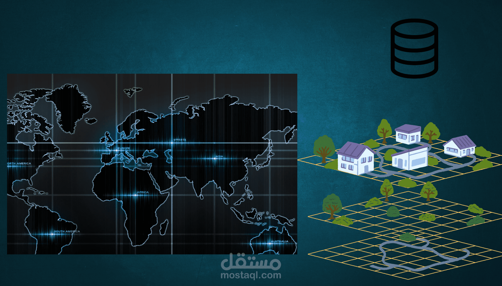 عمل تصاميم خرائط احترافيه بدقة عالية