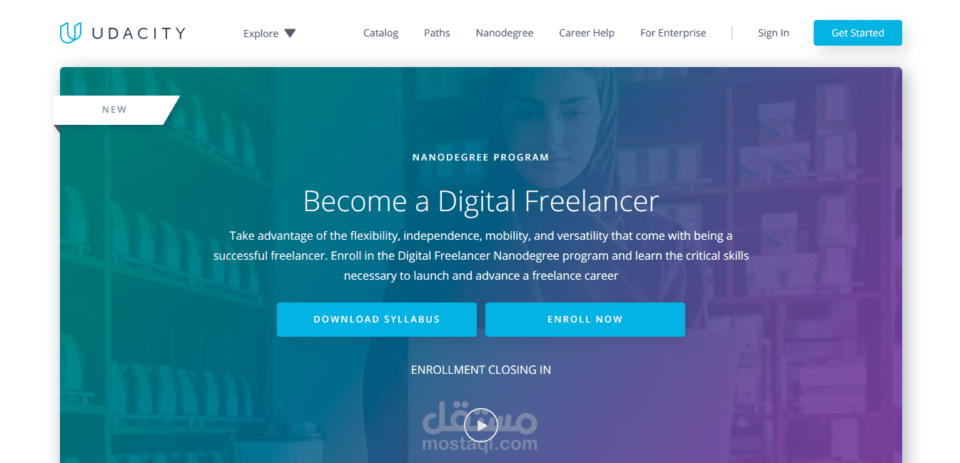 مساهمتي في إعداد دورة العمل الحر Digital Freelancer Nanodegree Program