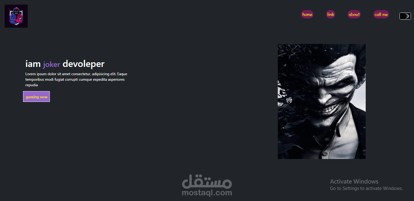 صفحه هبوط gaming online