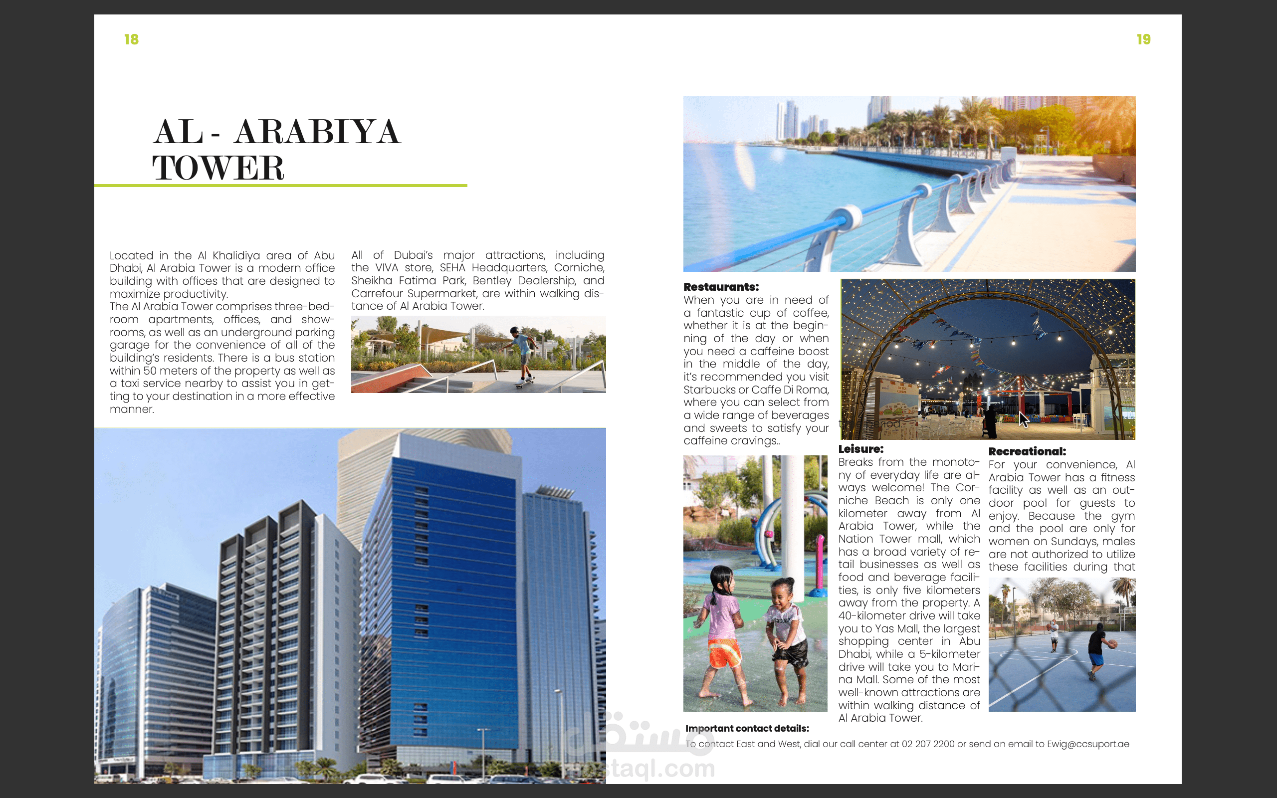 Monthly Booklet for A Real Estate Company in the UAE
