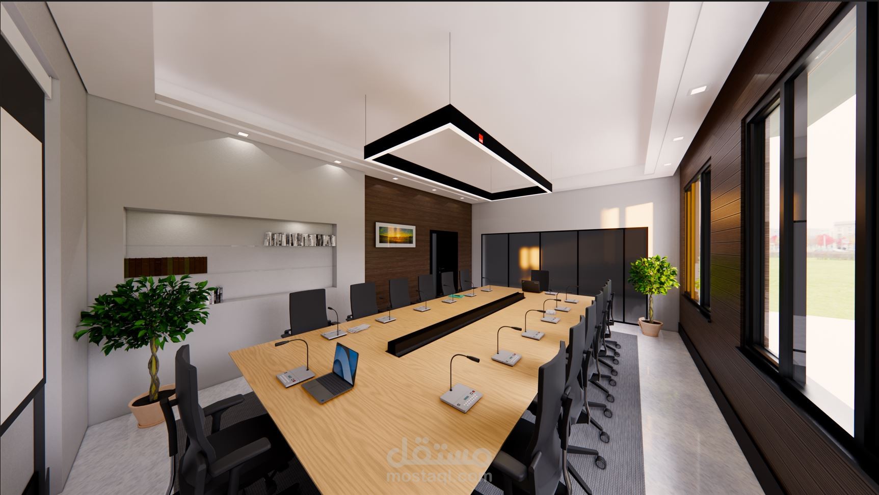 Interior design of the meeting room