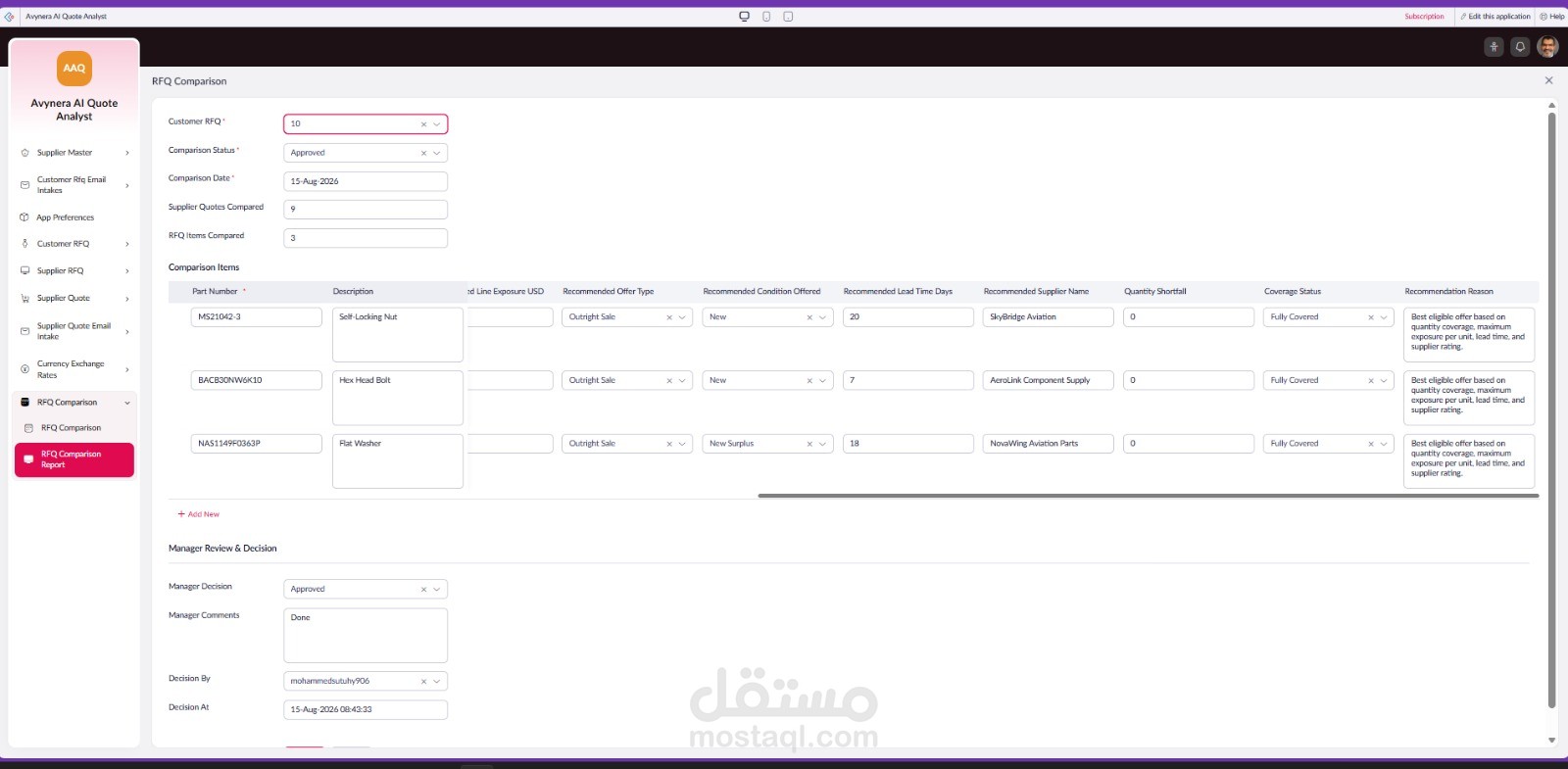 AI-Powered RFQ & Supplier Quote Automation | Zoho Creator