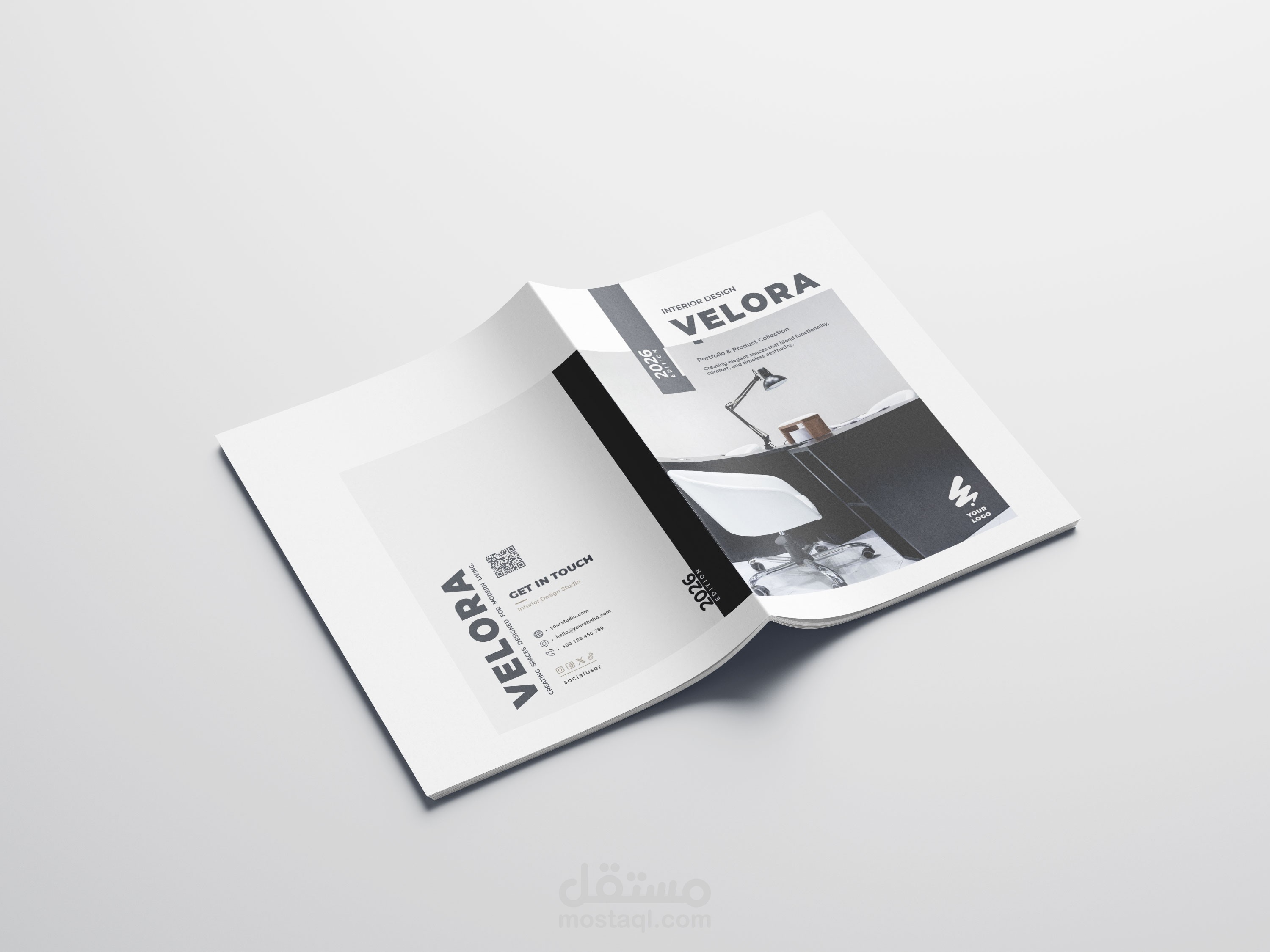 Velora – Interior Design Portfolio & Brochure
