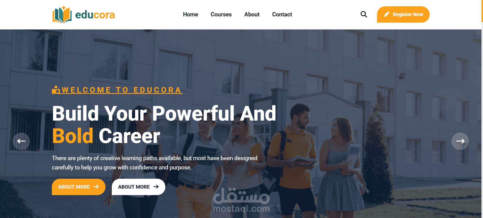 ُEducora website