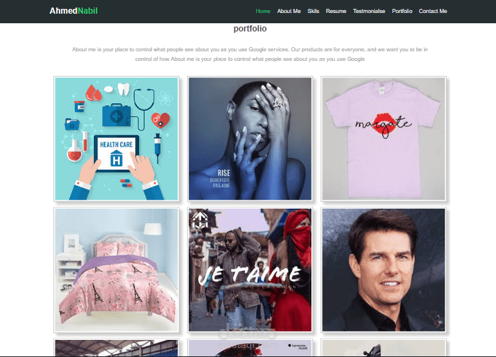 portfolio website