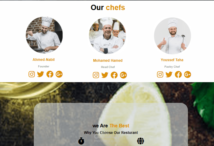 Restaurant Website