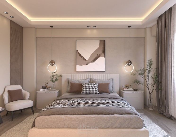 تصميم داخلي لغرفة نوم
