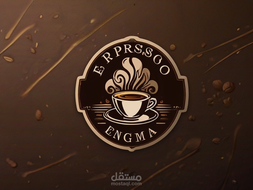 شعار لمحل قهوة