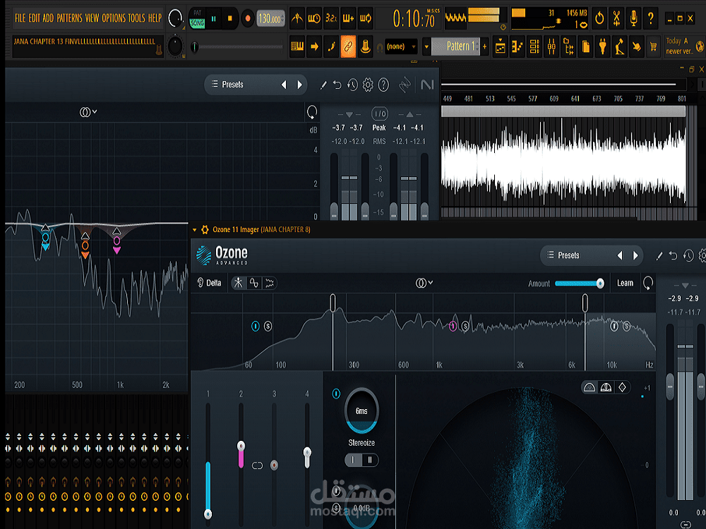 Sound engineering for audiobook recordings