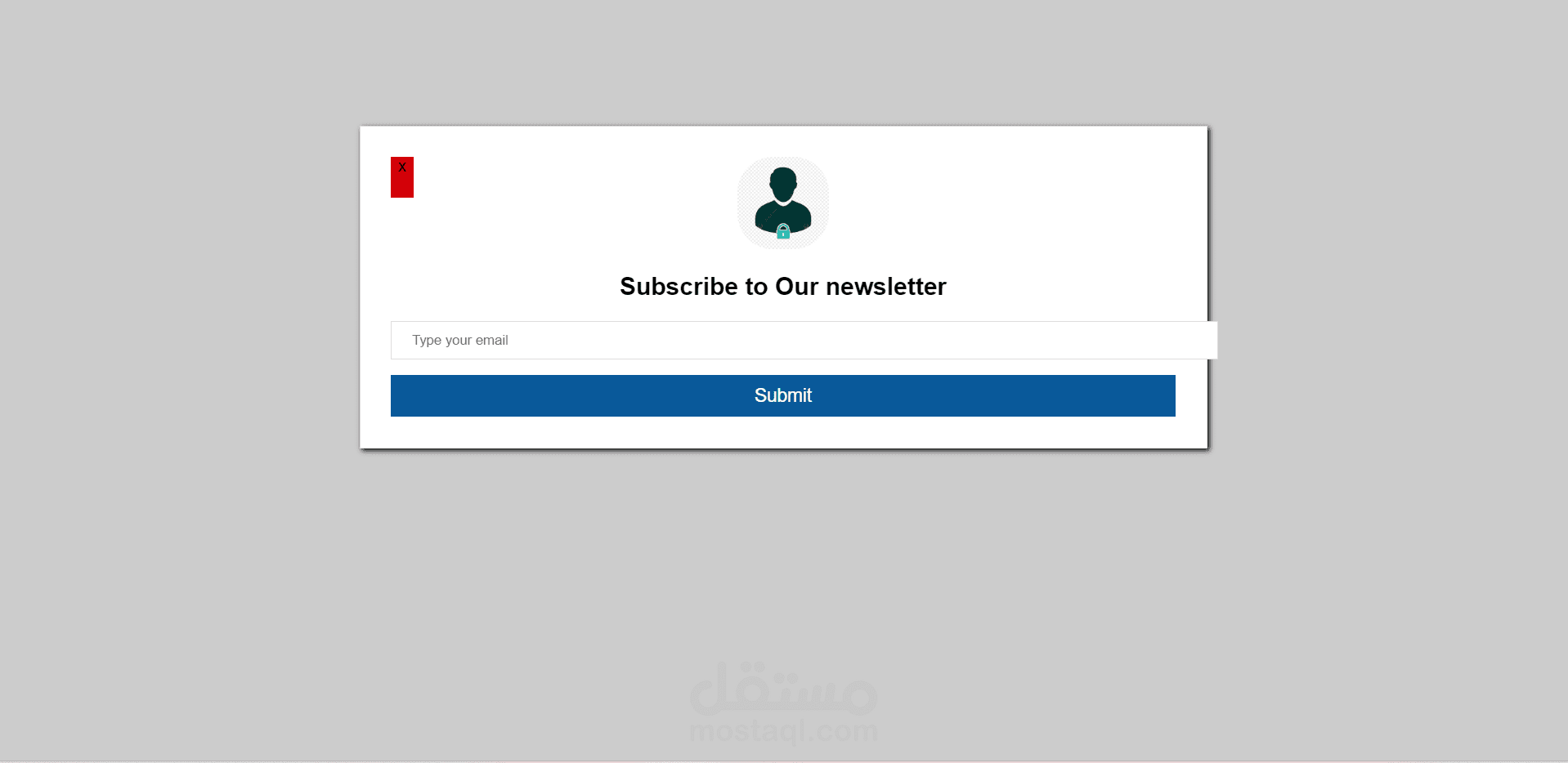 واجهة لمراسلة العملاء للزبائن تم اصميمها حسب طلب العميل