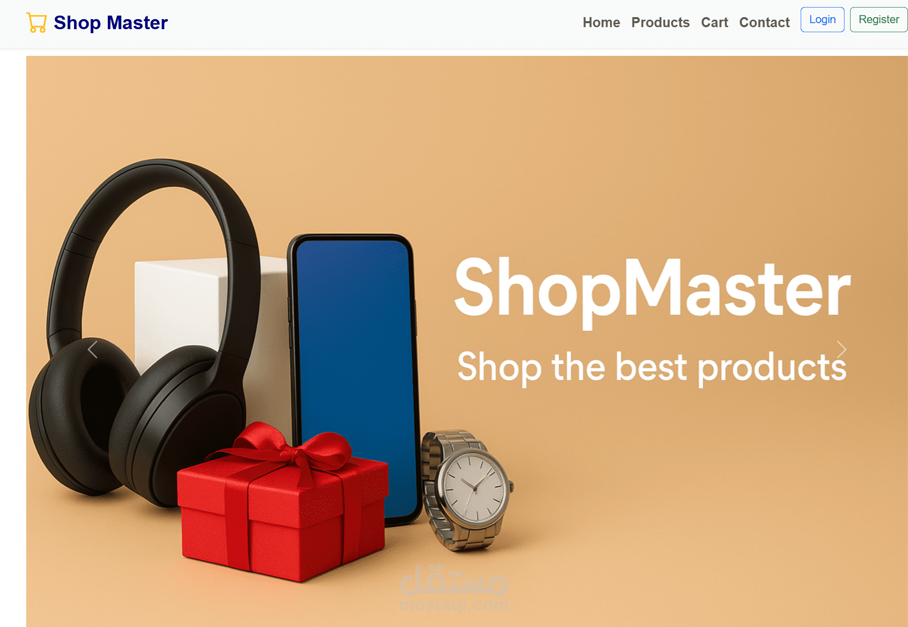 متجر الكتروني Shop Master