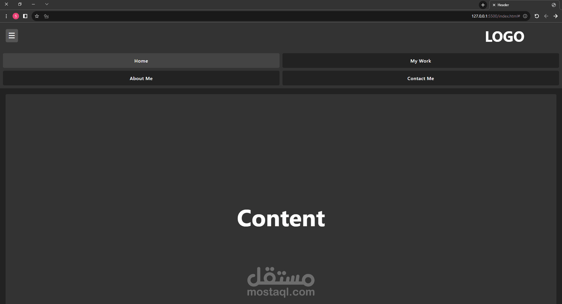 قائمة علوية