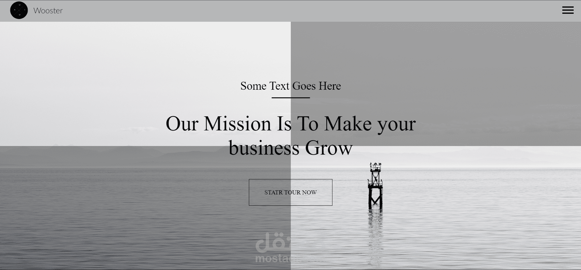 موقع باستخدام html , css