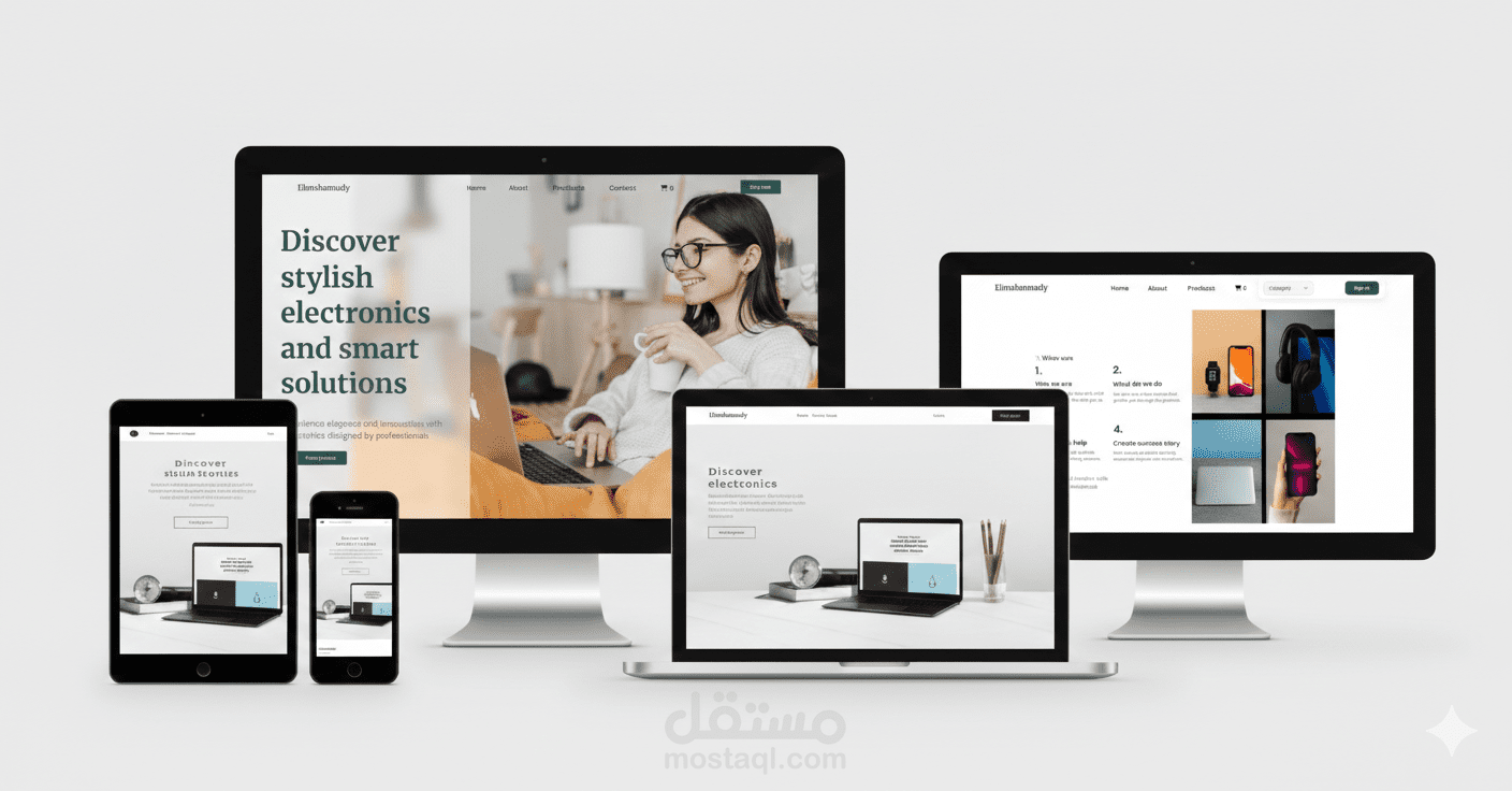 ُتصميم وانشاء صفحه هبوط جذابه واحترافيه