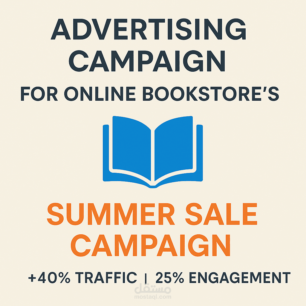 Advertising Campaign for Online Bookstore's Summer Sale