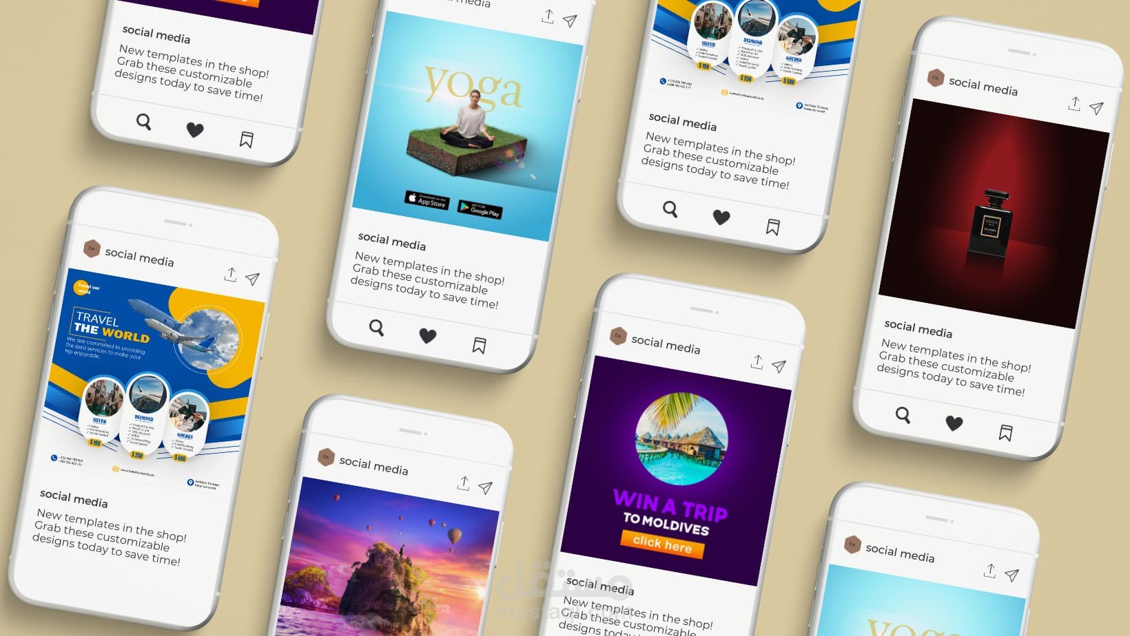 تصميمات سوشيال ميديا