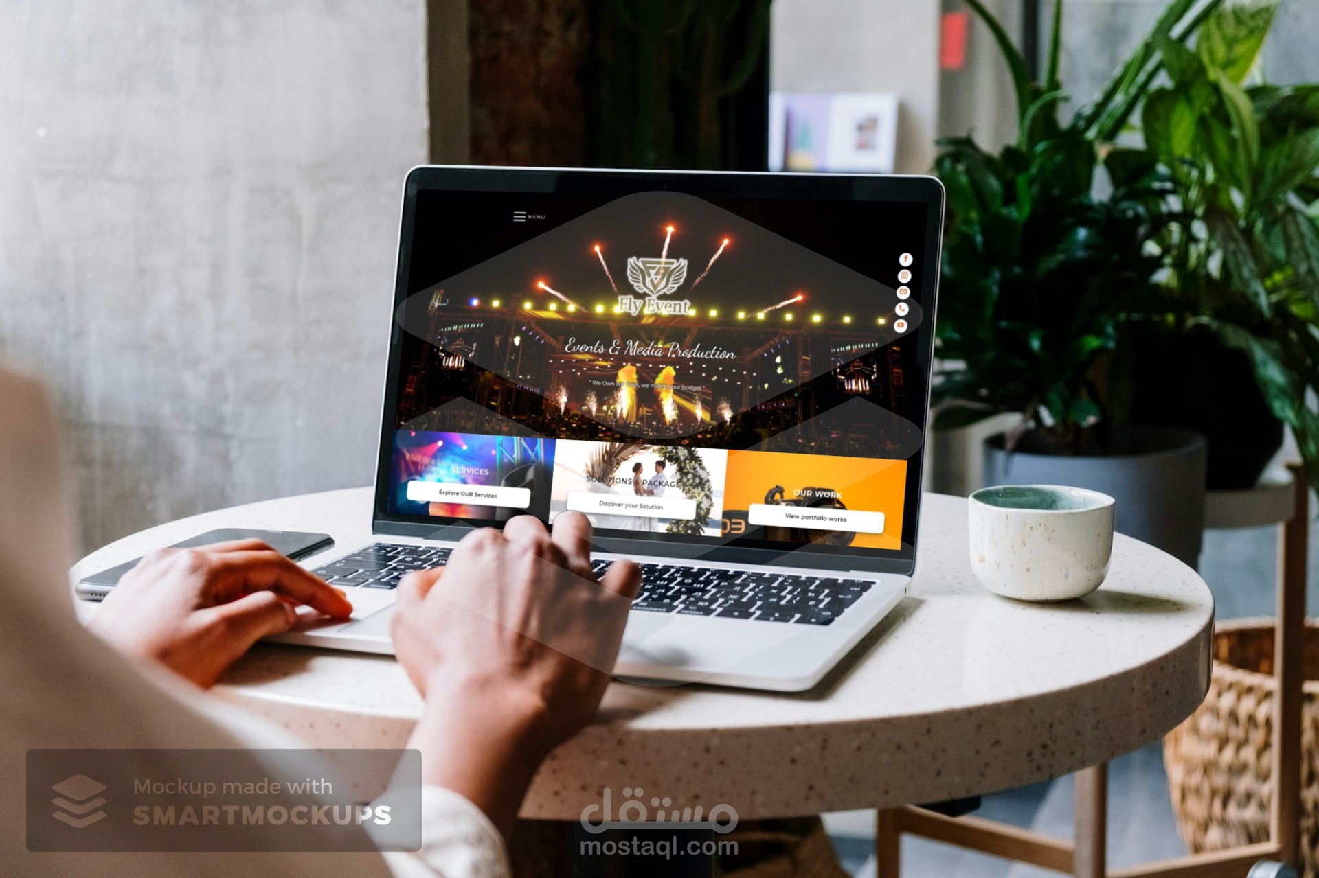 موقع شركة Fly Events
