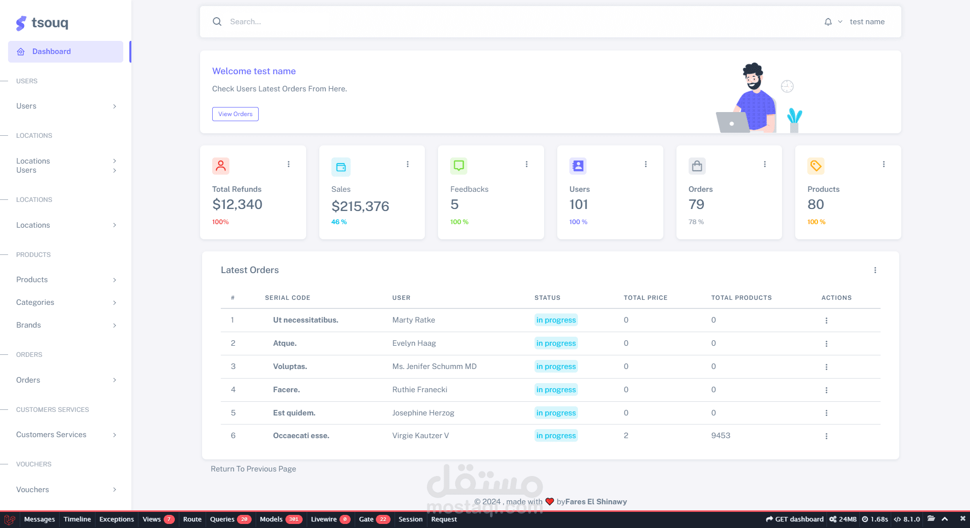 Ecommerce Website Tsouq