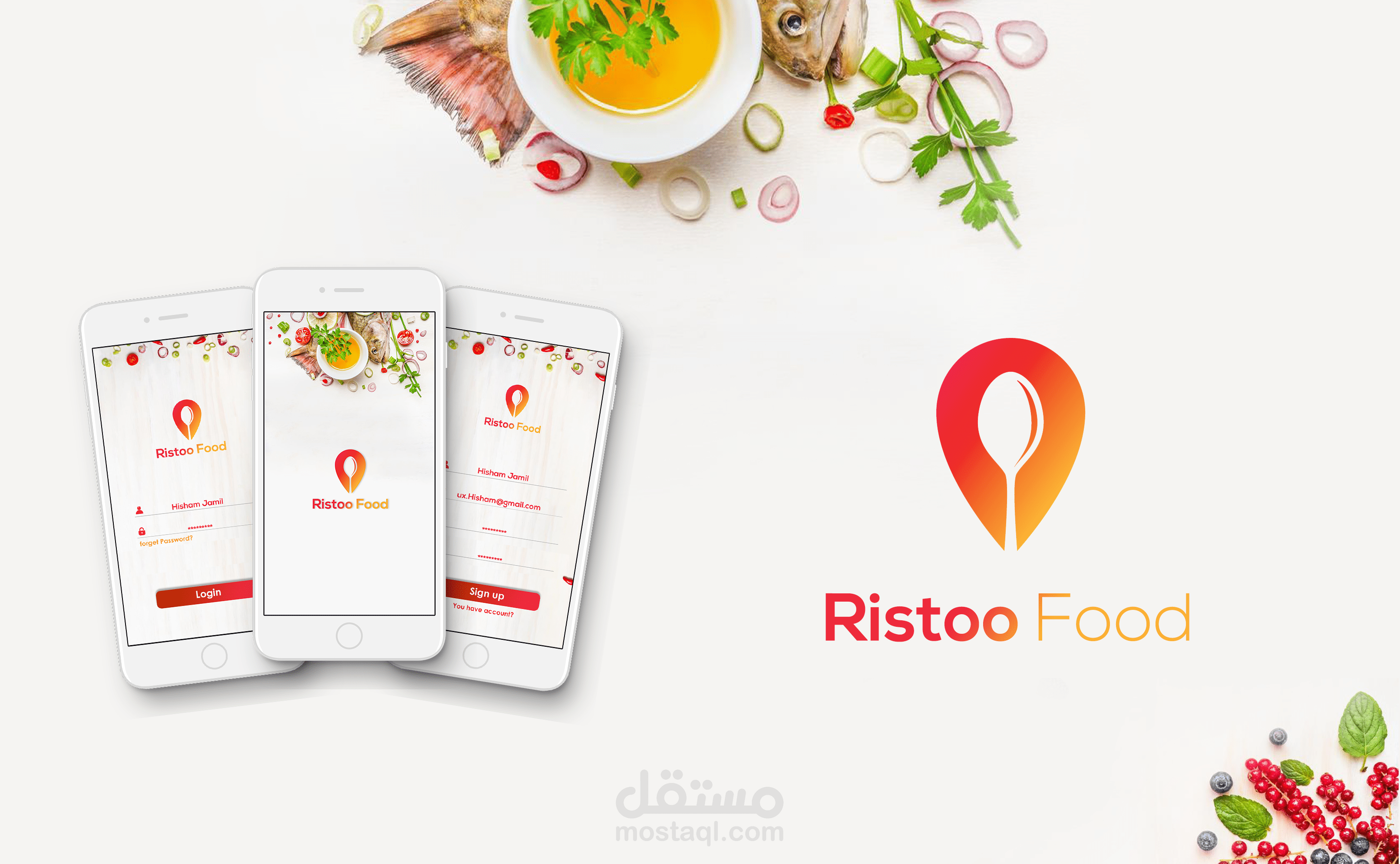 Ristoo app UX/UI Desigan
