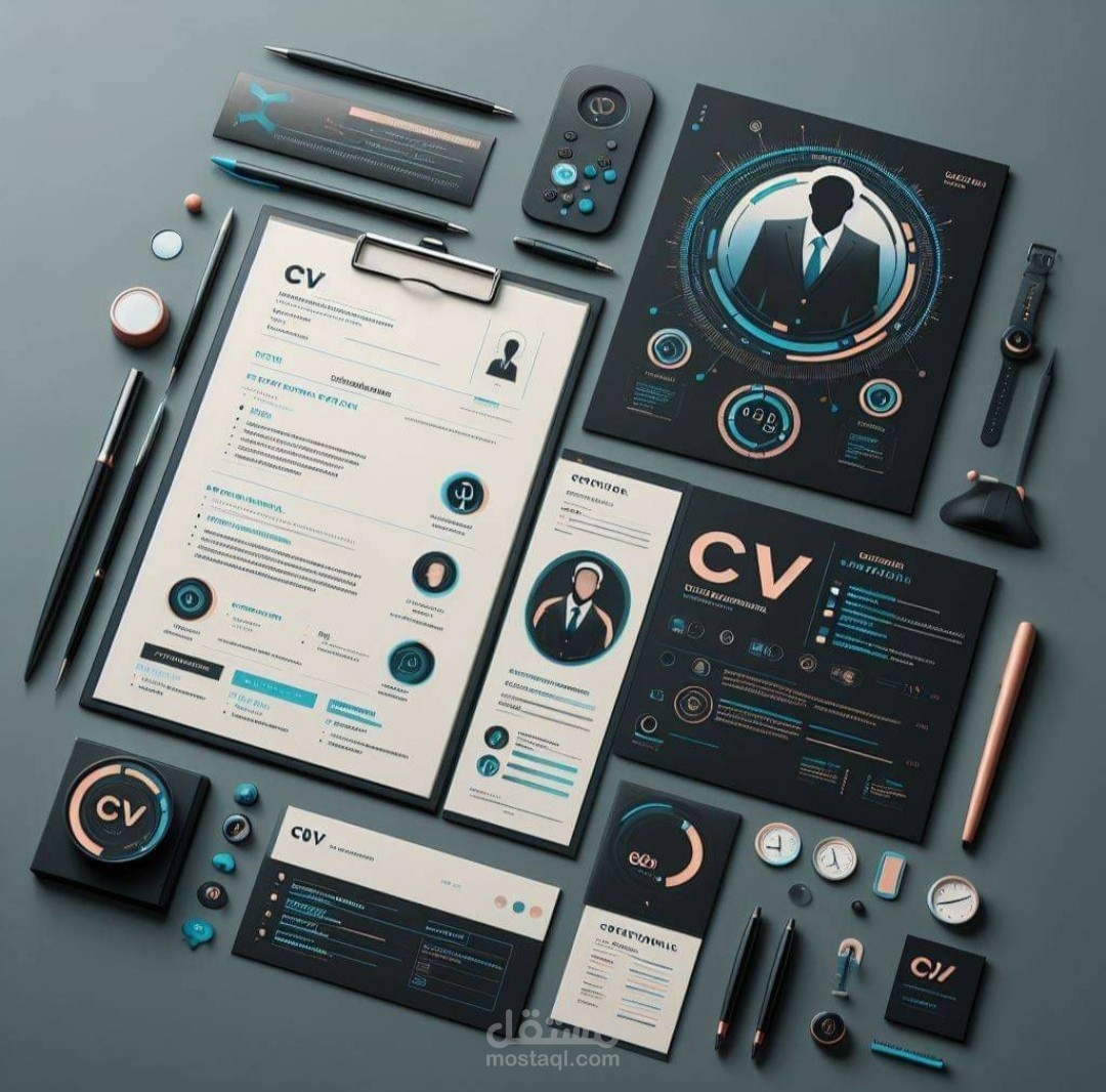 تصميم سيرة ذاتية احترافية