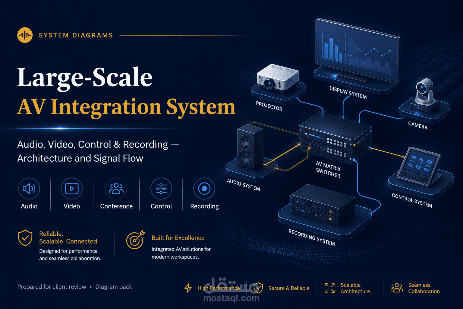 Large - Scale AV Integration System