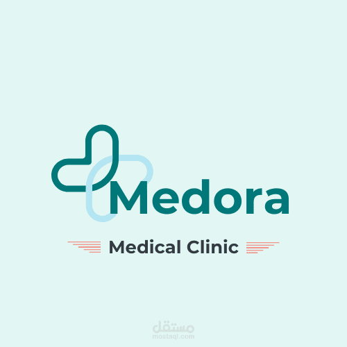 تصميم هوية بصرية متكاملة لعيادة Medora Health