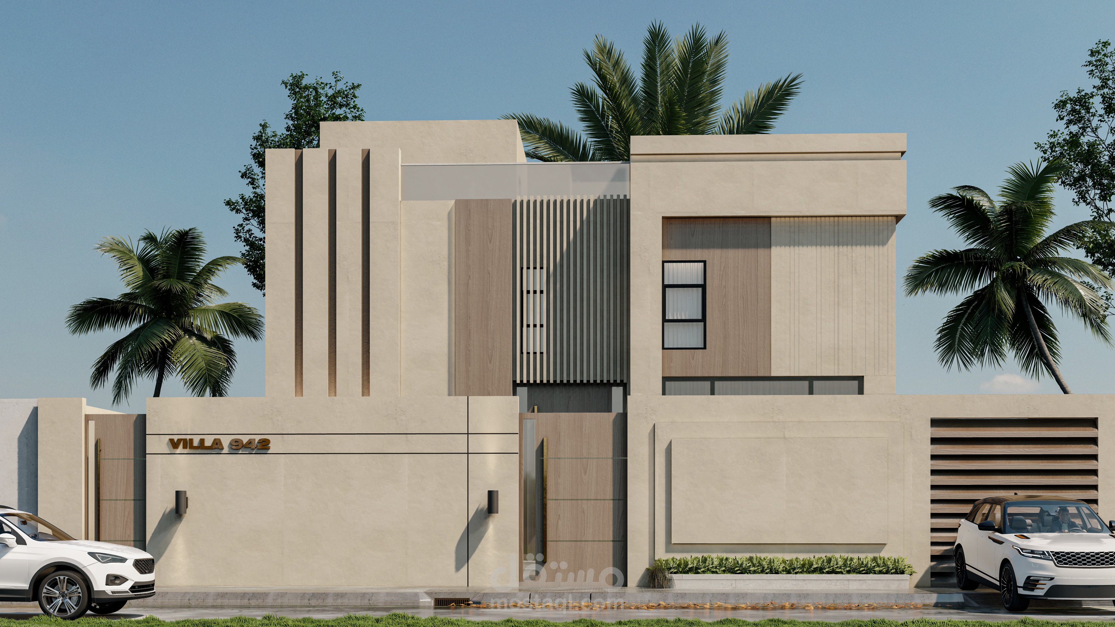 تصميم واجهة فيلا مودرن