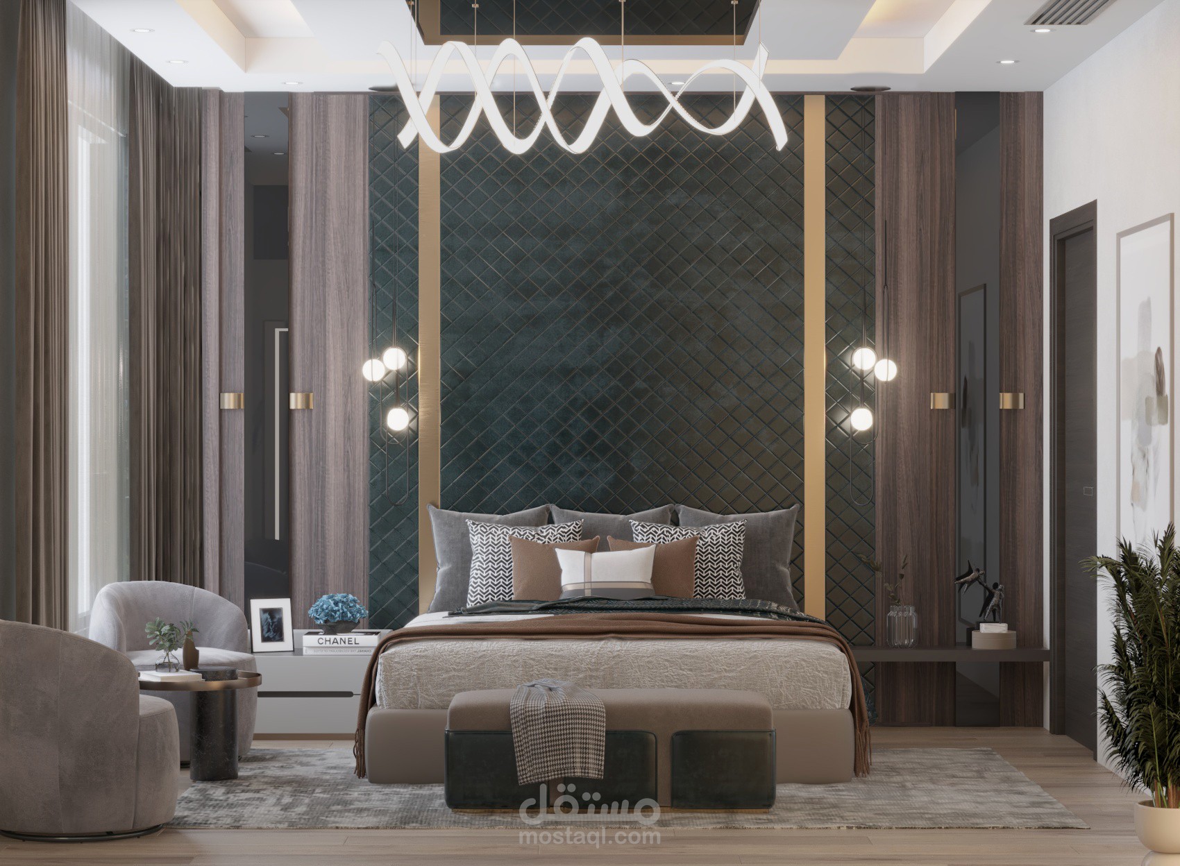 تصميم غرفة نوم ماستر