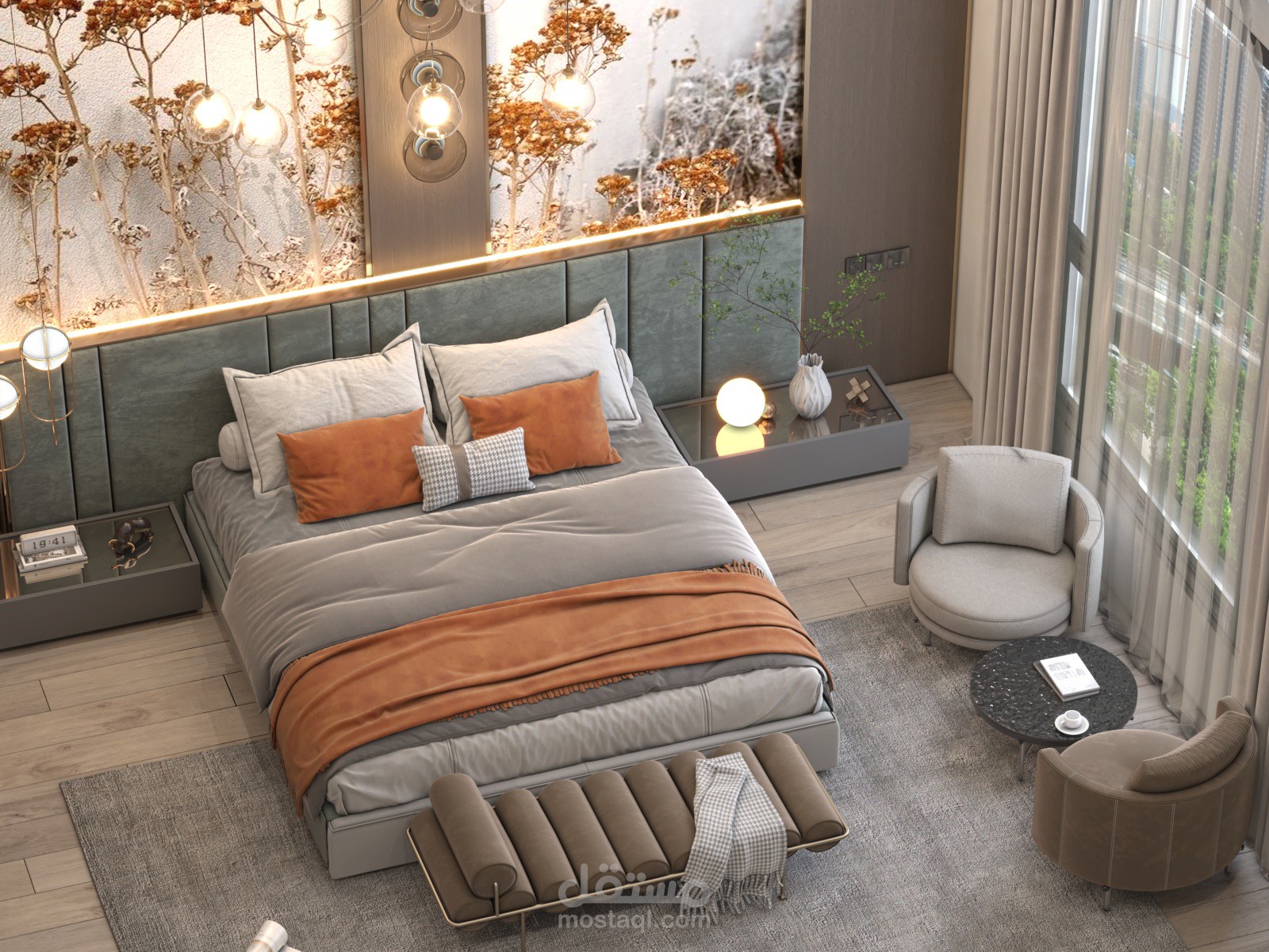 تصميم ديكورات داخلية باللمسة العصرية المميزة