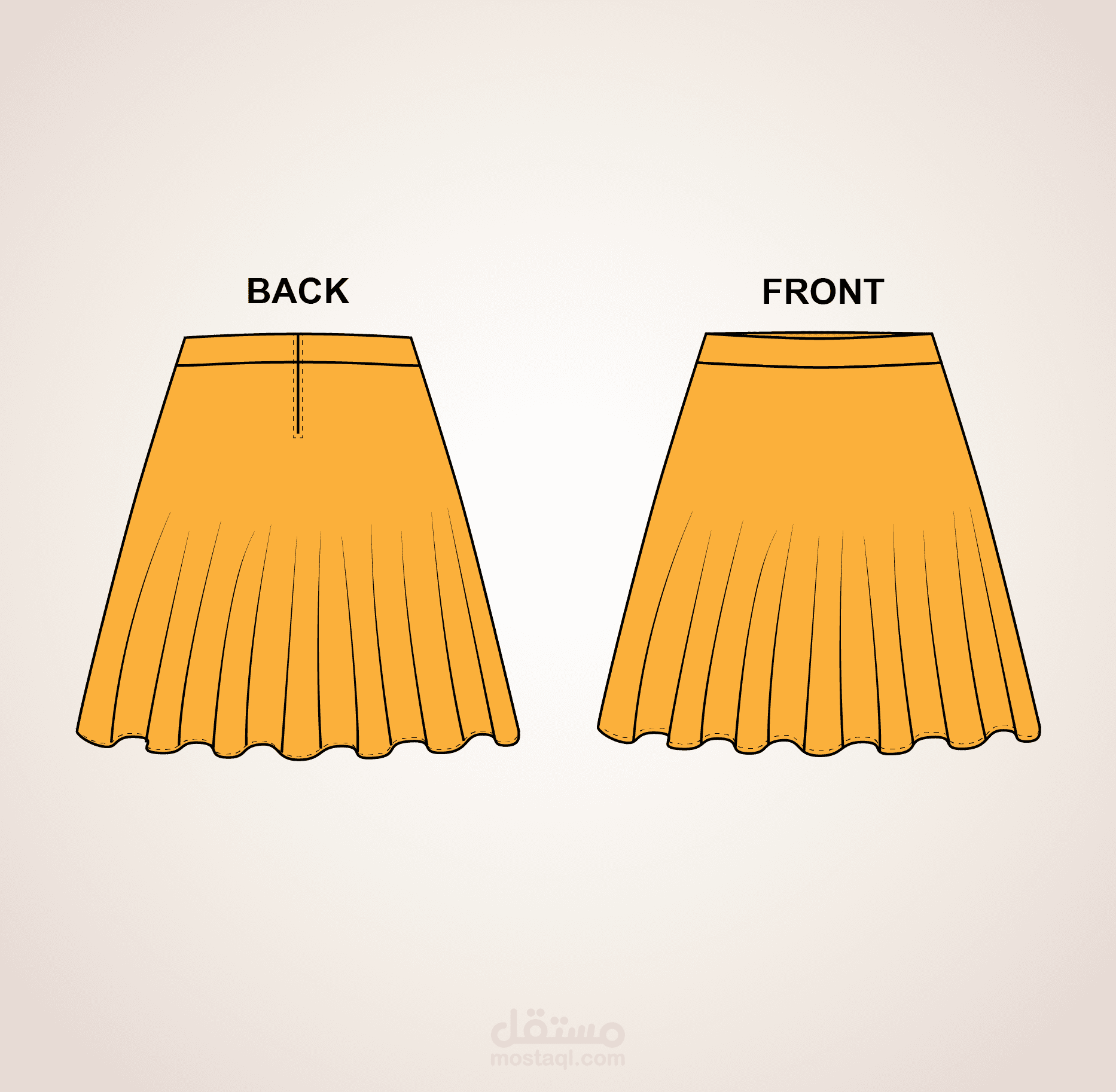 تصميم تنورة