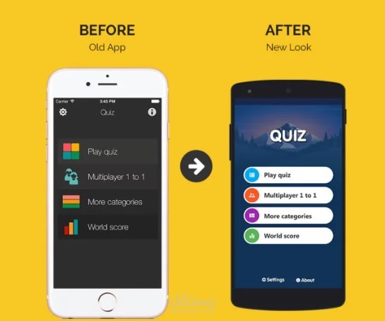 reskin لتطبيق اندرويد