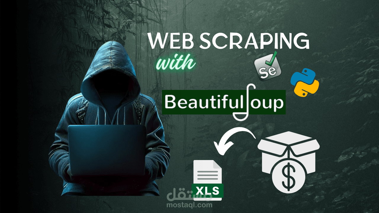 استخراج البيانات بواسطة بايثون (Web Scraping, Automation)