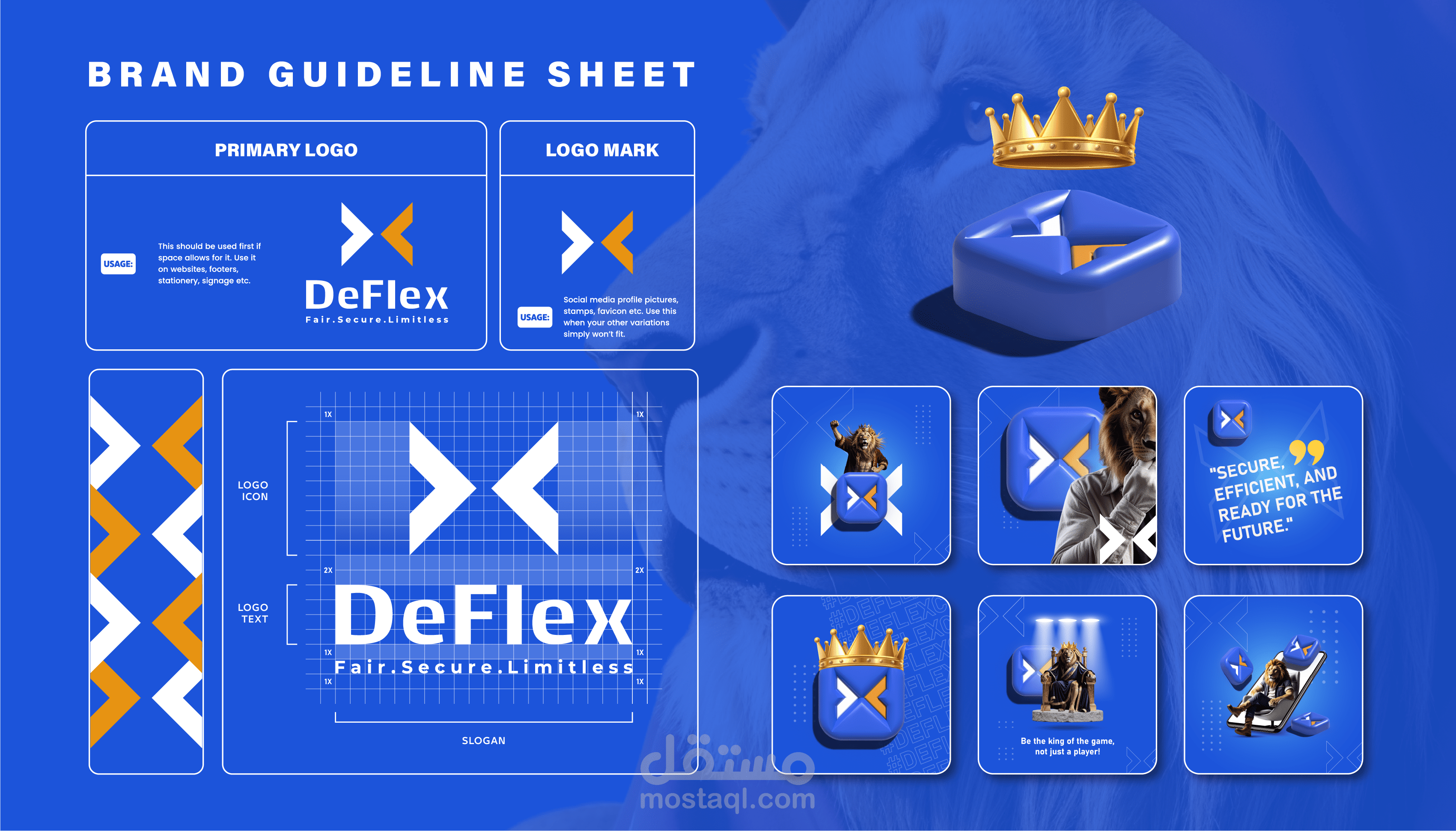 من اعمالي في تصميم و بناء الهويات و العلامات التجارية