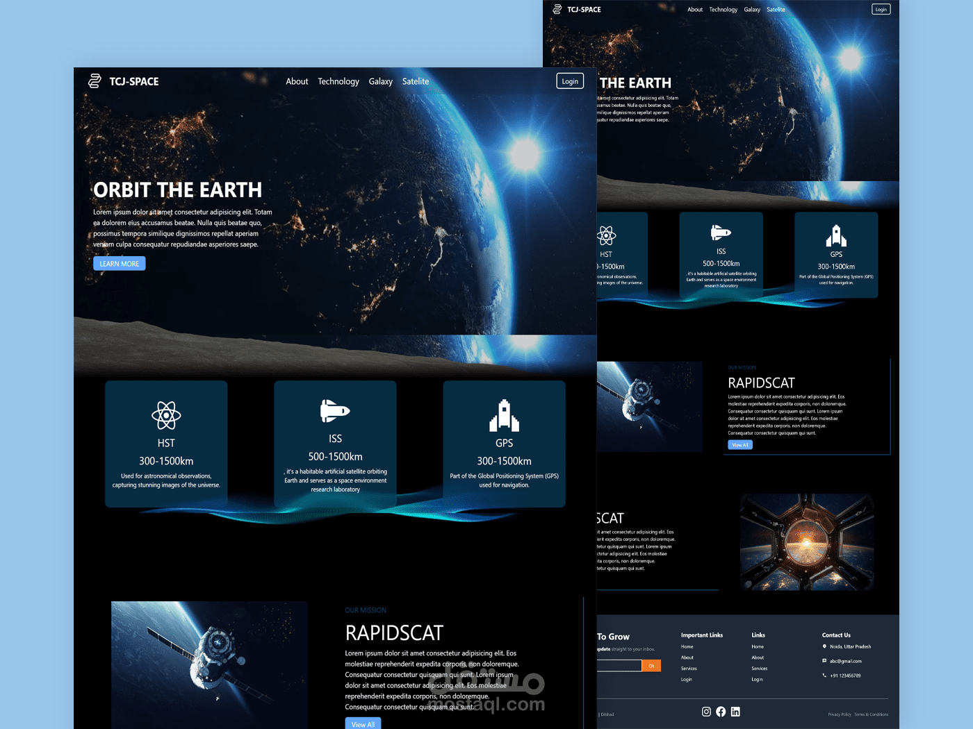 Space website