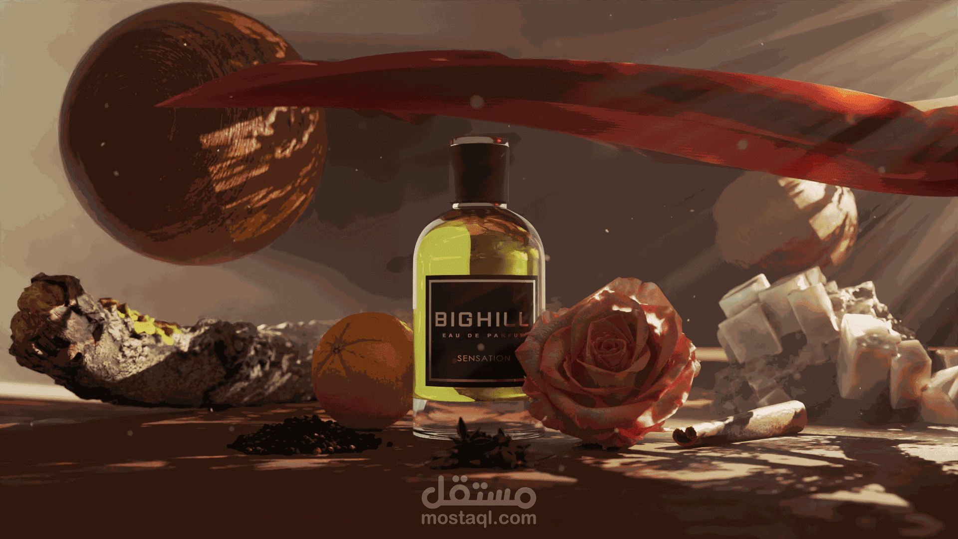 فيديو أنيميشن ترويجي لعطر جديد