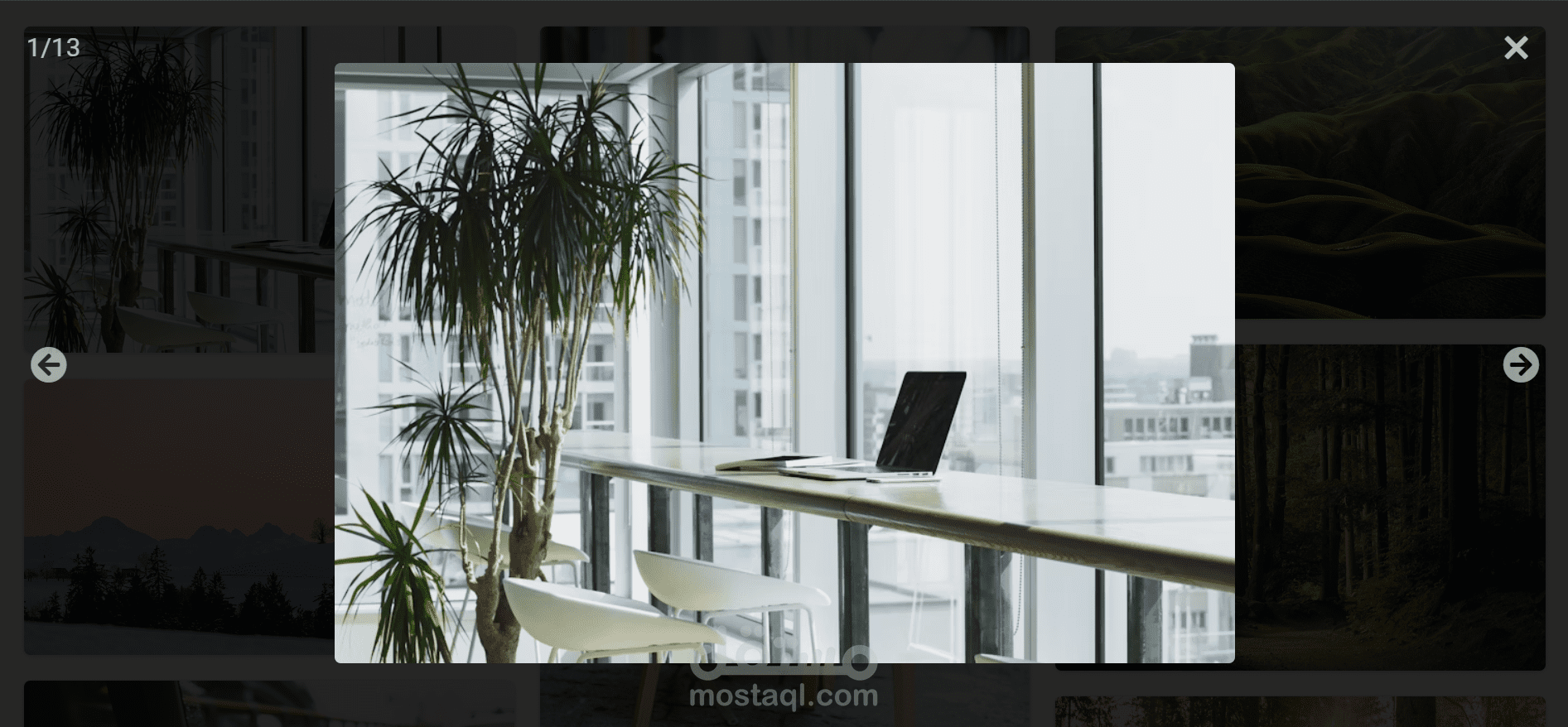 Image Gallery معرض صور html and css and angular