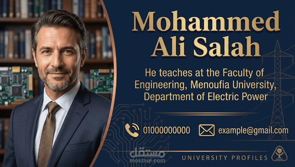 تصميم بوستر تعريفي احترافي