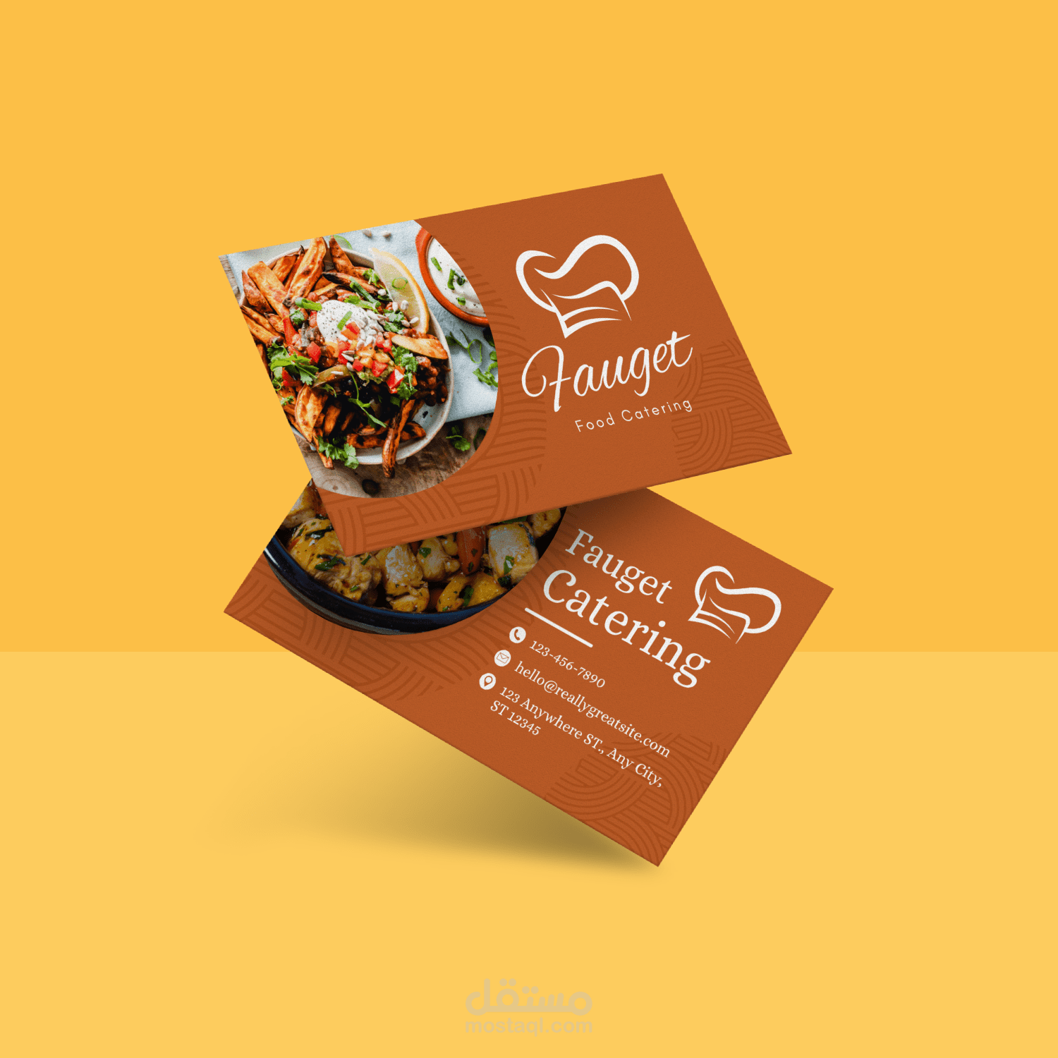 تصميم business card