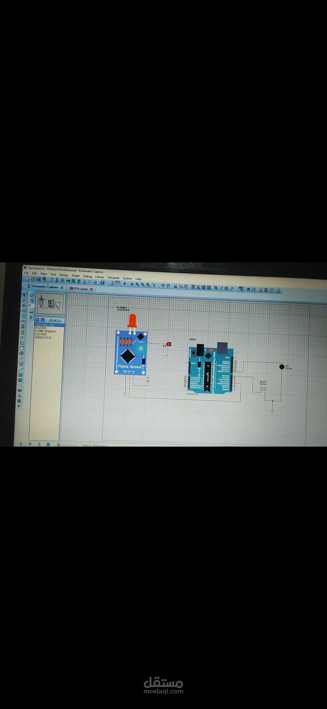 تصميم انظمة انذار حرائق باستخدام لوحةArduino