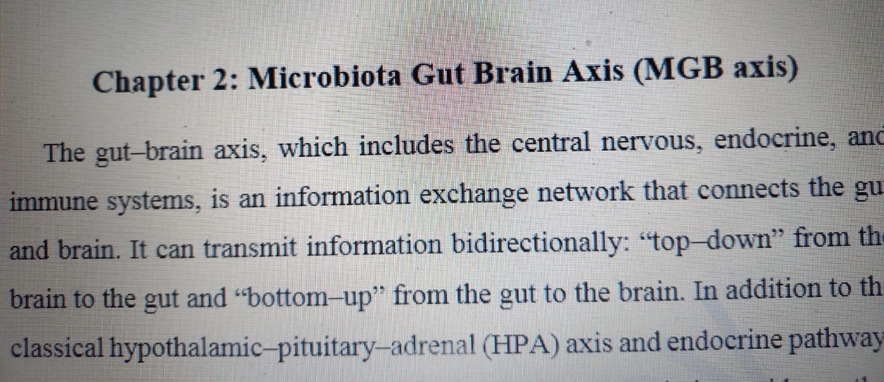 Communication between gut microbiota and the human brain