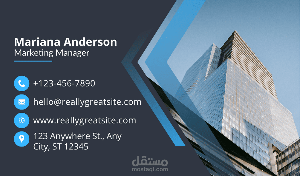 تصميم بطقات عمل احترافيه Business card