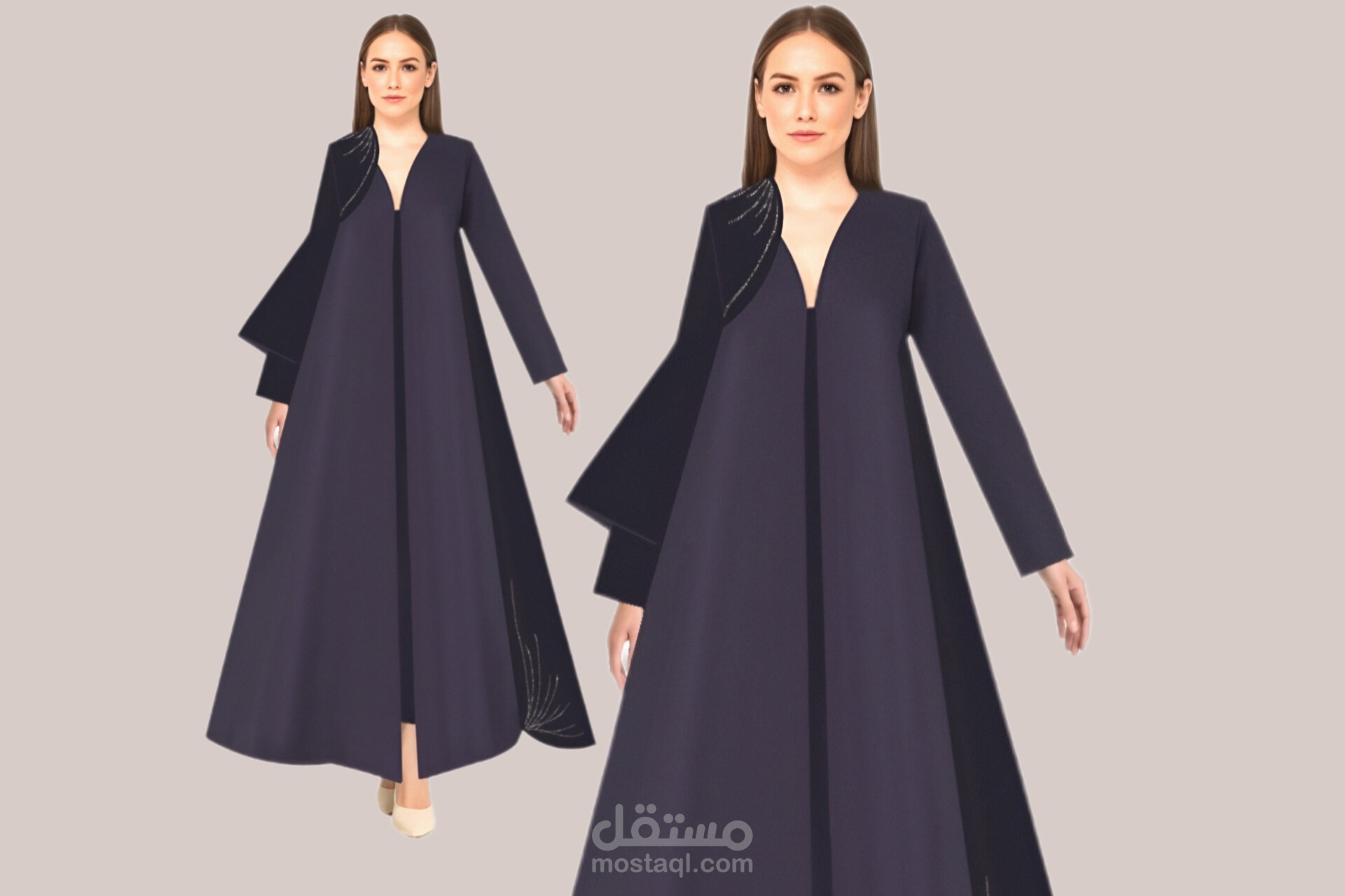 تصميم عبايه مناسبات